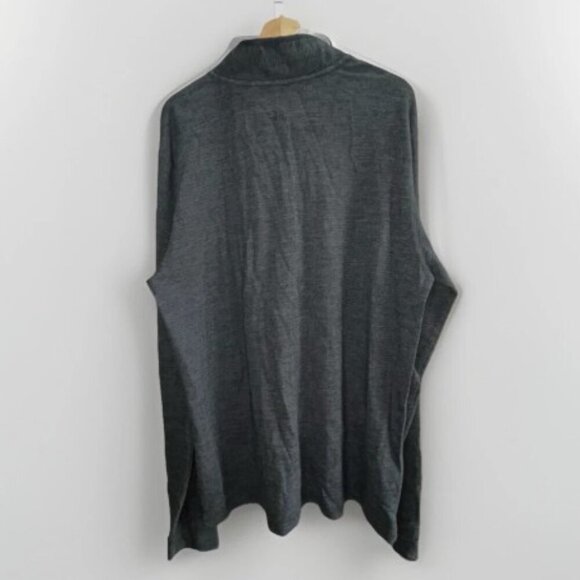 Dakota Grizzly Mens Dash 1/4 Zip Pullover Sweater Size 2XL Charcoal Gray Casual - Picture 8 of 9